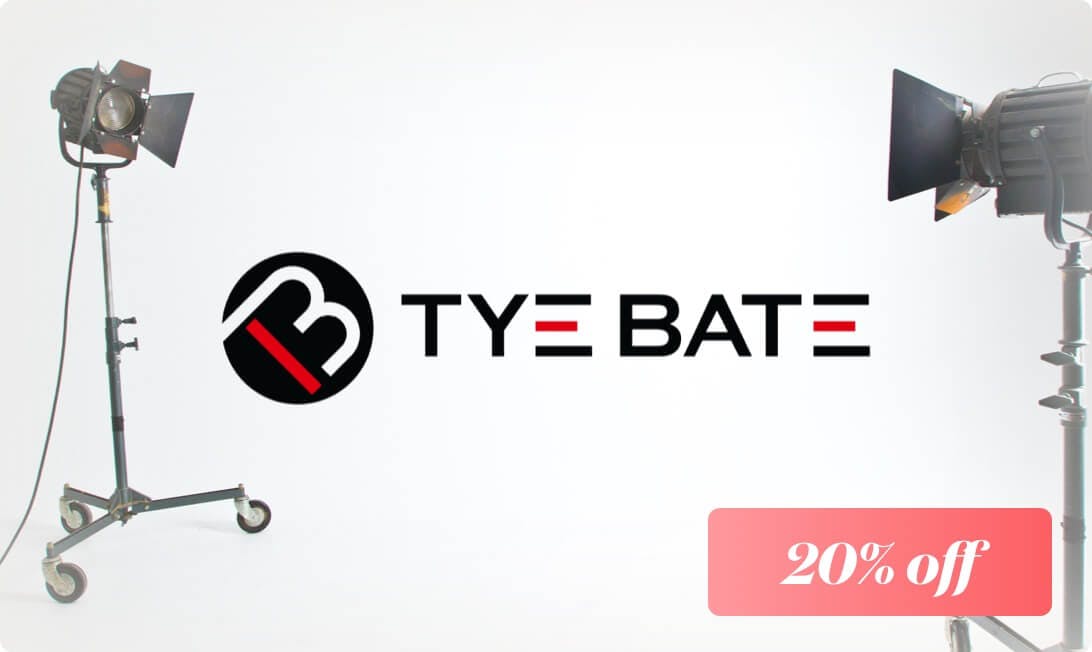 20% off Tye Bate Ltd. video/photo packages