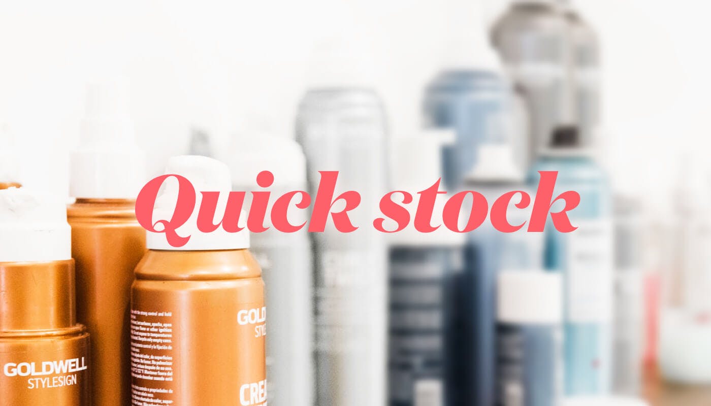 Stock ordering is now SO quick, you could do it in under a minute!