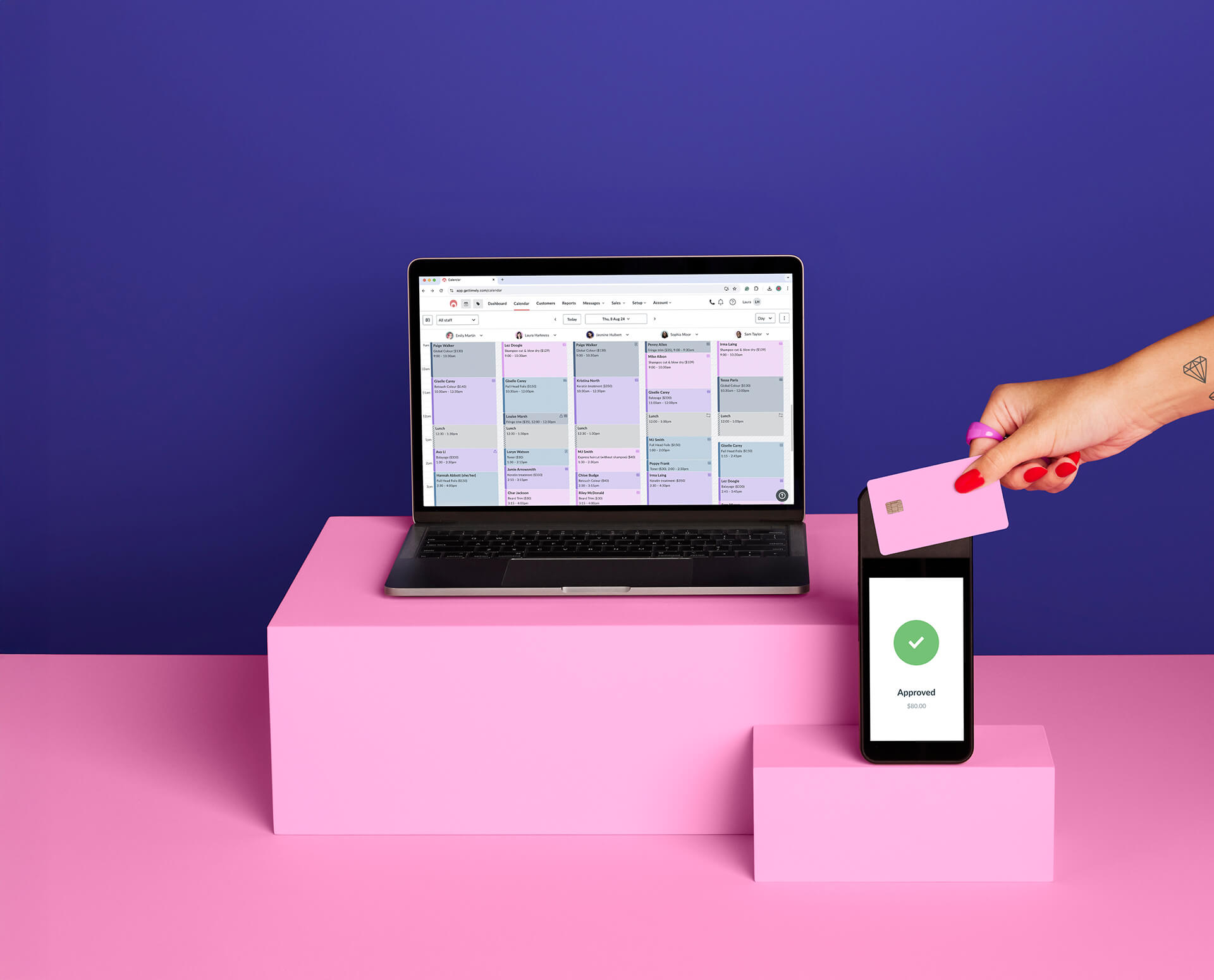 Compare salon software timely