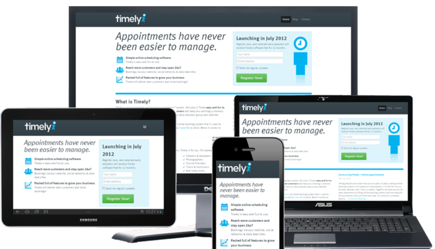 Introducing Timely – Online appointments