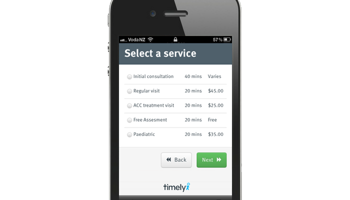 Use Timely to make online mobile appointment bookings