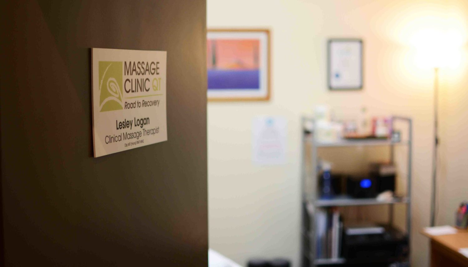 Lesley Logan of Massage QT started on her journey to becoming a clinic massage therapist after needing its services for 