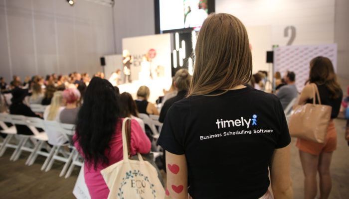 Timely is an excellent booking system for this new hair salon
