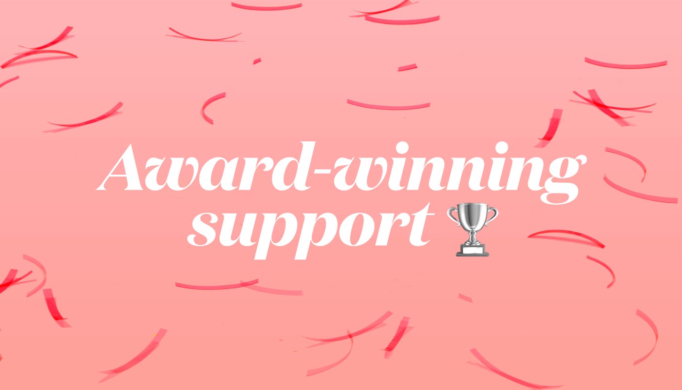 Our Timely support team is officially award-winning, and we couldn’t be more proud