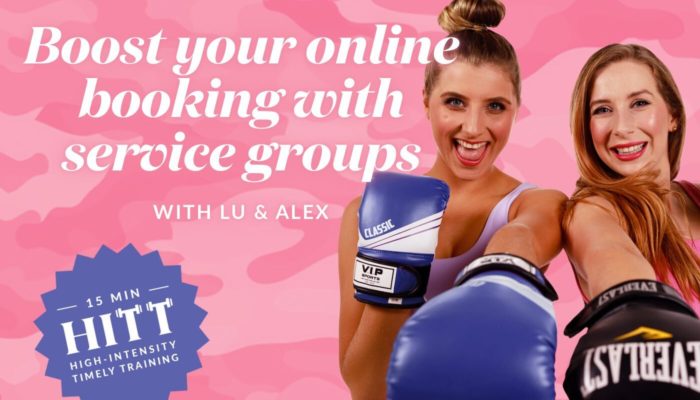 High Intensity Timely Training: Boost your online booking with service groups