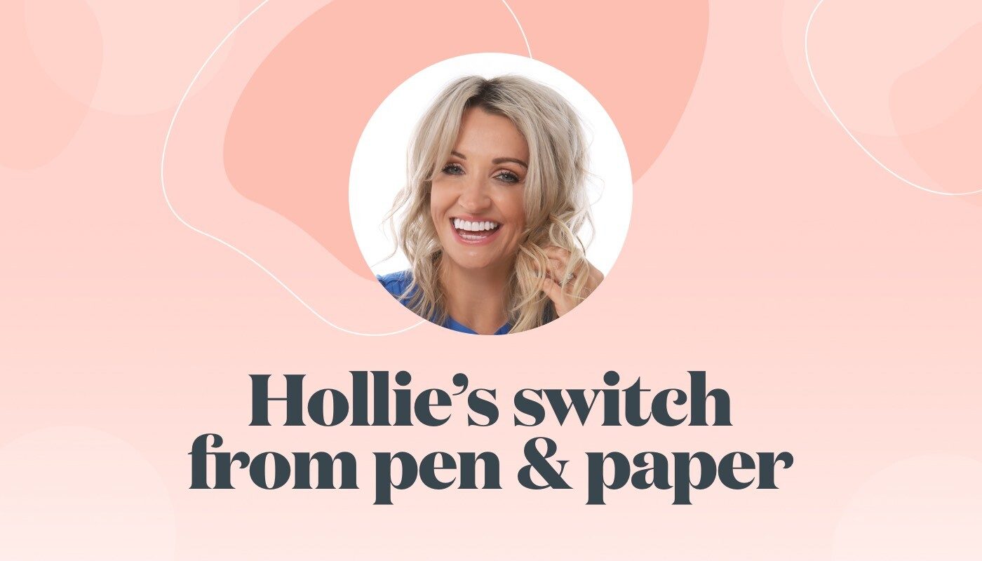 Hollie’s Pen & Paper Upgrade to Software