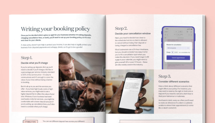Creating your booking policy