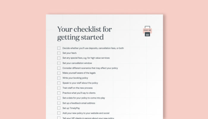 Your checklist to getting started with TimelyPay