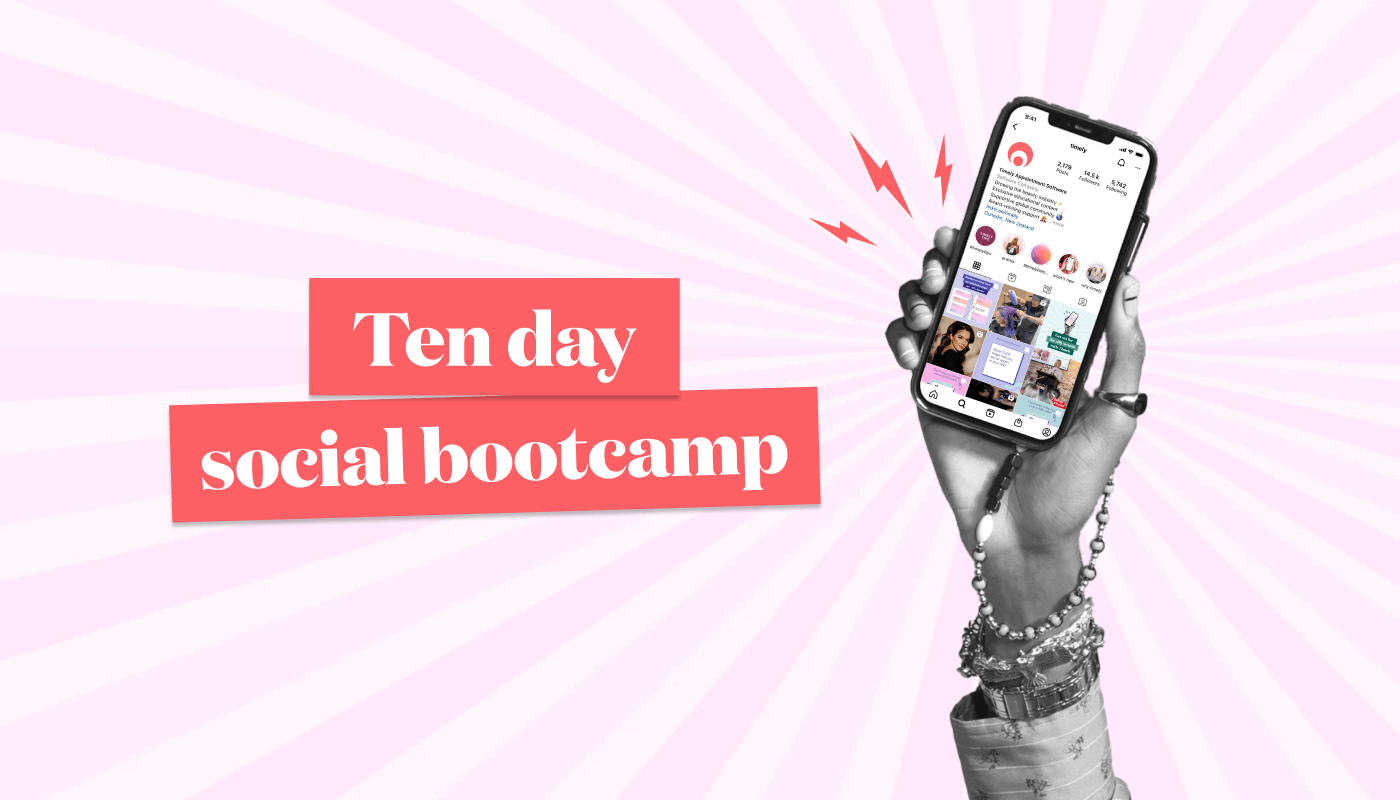 Transform your socials with our ten day bootcamp